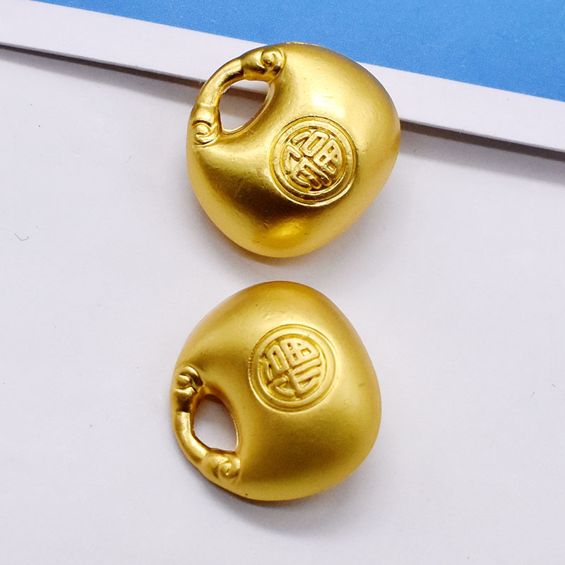 巧手編織，福運盈門 古法金福袋小胖福字掛件，家居與飾品的雙重魅力